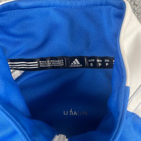 Adidas UCLA Women's Small Blue Gold ClimaLite Bruins Long Sleeve Track Jacket - Picture 5 of 12